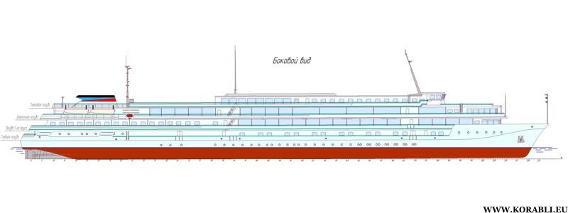 Схема теплохода проект 301